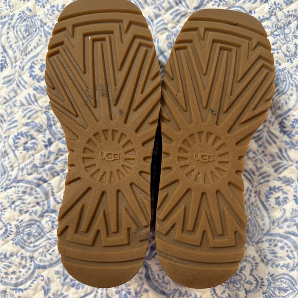 Ugg Brown Suede Women’s Platform Loafers/Mules - Picture 4 of 4